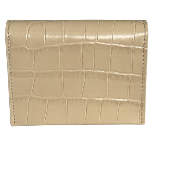 Versace Cream Wallet with Gold Medusa Logo - Picture 5 of 16